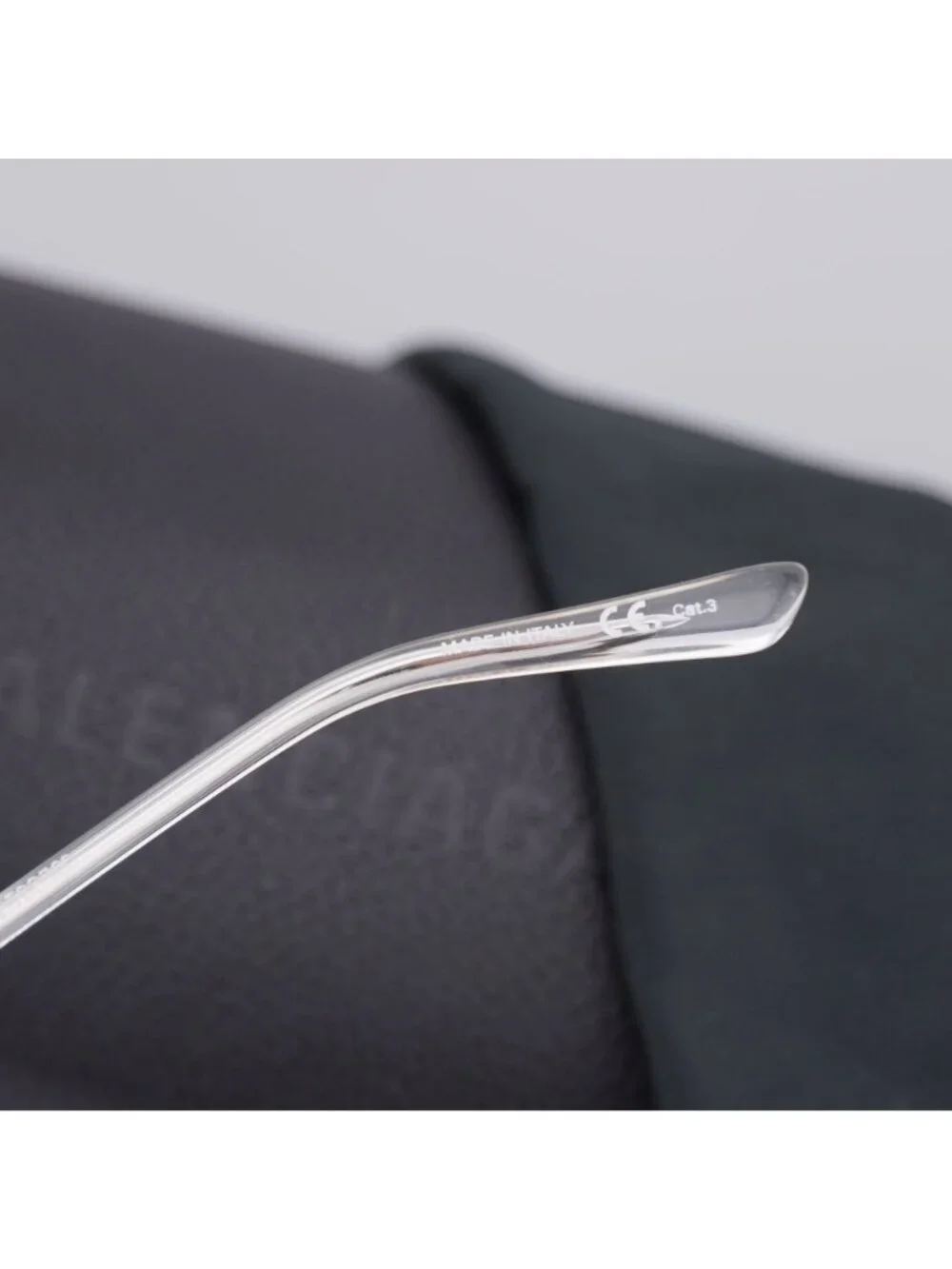 Balenciaga BB0010S 005 Oval Sunglasses - Silver Mirror